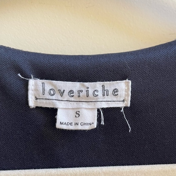 Love Riche navy blue printed bell sleeve romper - Picture 4 of 10